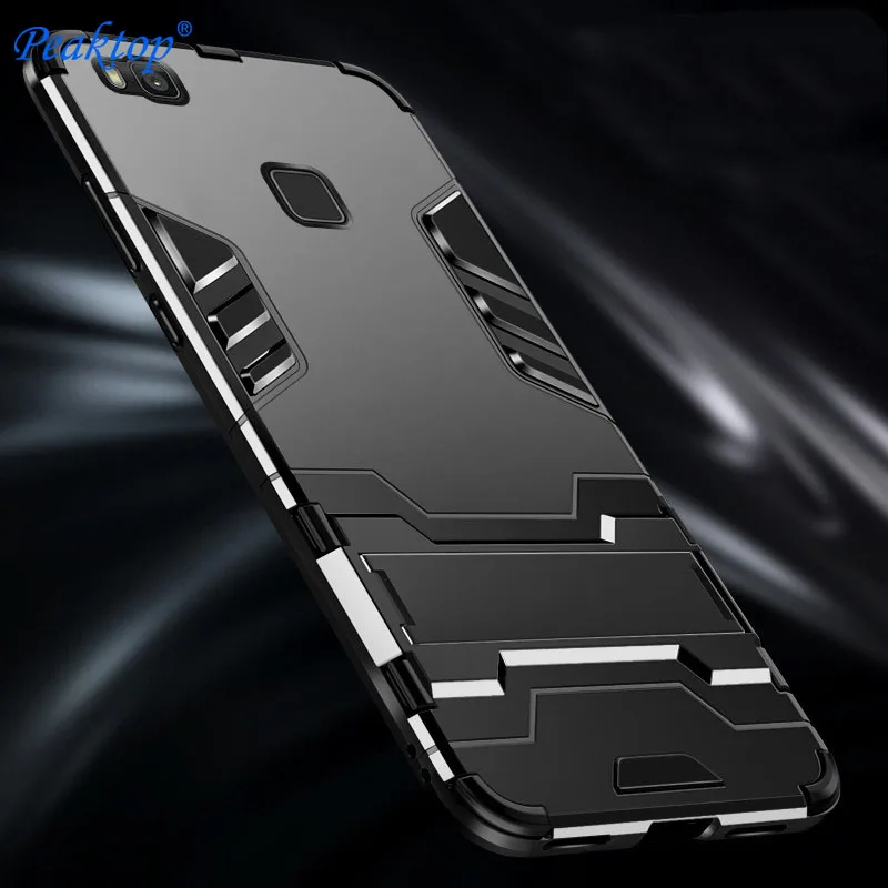 Жесткий чехол из ТПУ с подставкой для Huawei P9 P10 Plus P20 Pro P30 P8 lite 2017 Honor 8 9 10 8X Max 6X V20 8C 6C |