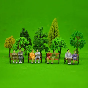 

1/50 ALL Seated People sitting figures 2.5cm scenery passengers for model making architecture