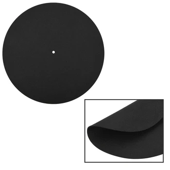 

Revolving Anti Static Replacement Round Reduce Shock Accessories Record Pad Soft Mat Disc Ultra Thin Flat Vinyl Turntable Home