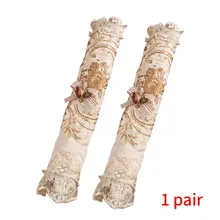 2 шт. Защитная винтажная ручка кухонного шкафа крышка модная духовка Волшебная наклейка кружева моющиеся легко установить холодильник декоративные