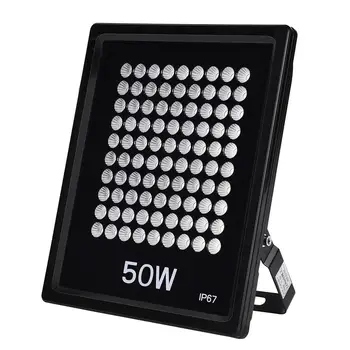 

2 Pcs LED Outdoor Floodlight IP66 Waterproof 50W Rectangular Spotlight Flood Light For Billboard Projector 220V Rectangular