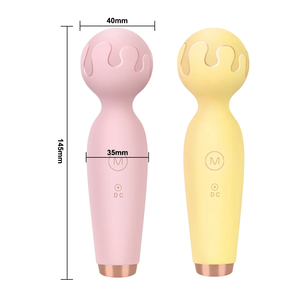 Mini Wand Vibrator For Women Clitoris Stimulator 10 Frequency_voghion.com