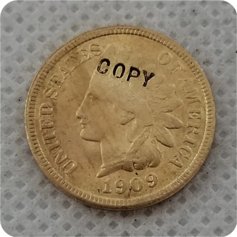 США 1909-P, индийская голова цент имитация монеты