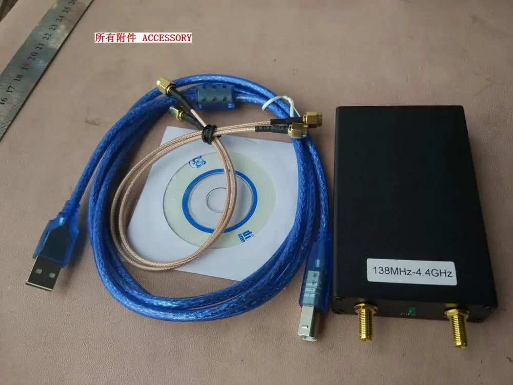 25MHz-6GHz 신호 발생기 신호 소스 스펙트럼 분석기 연결 가능, 추적 생성기 분 단계: 1K/1K/5K, 무료 배송