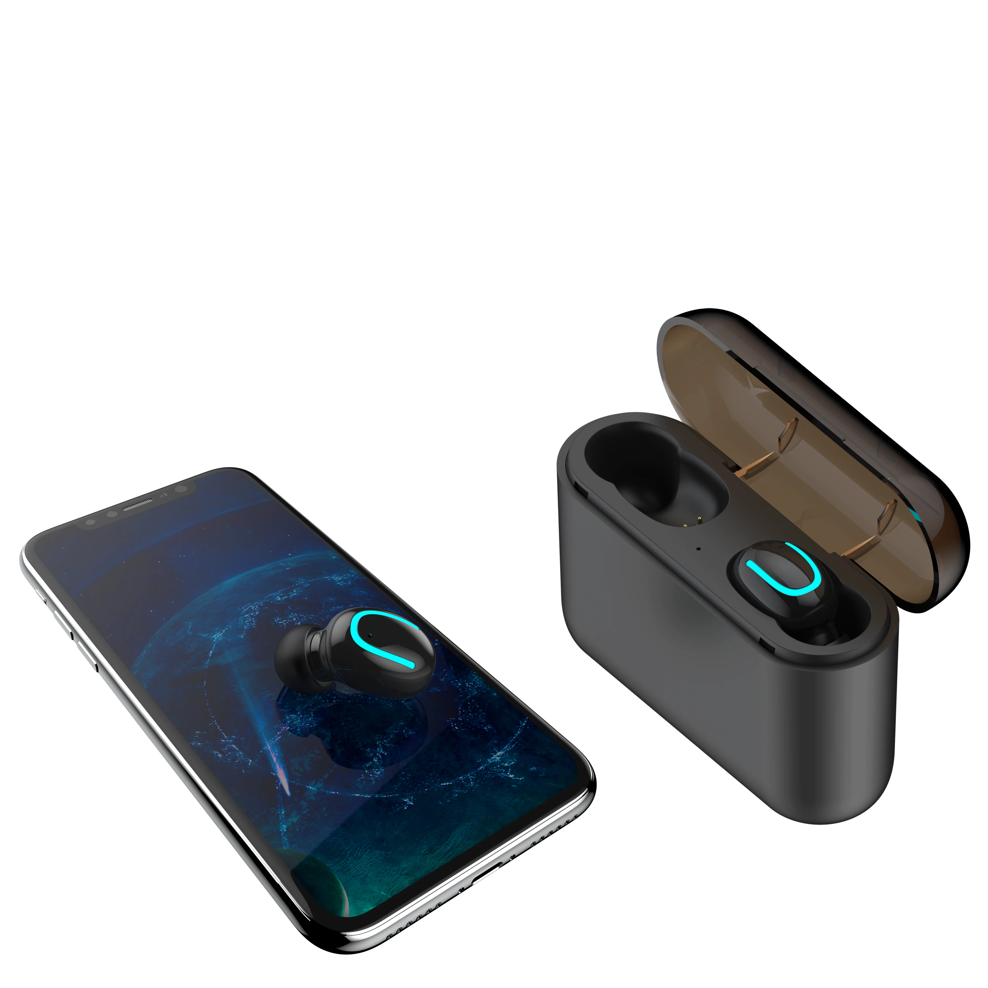 Новейшая мода Bluetooth 5,0 гарнитура TWS беспроводные наушники Близнецы наушники 5D стерео наушники