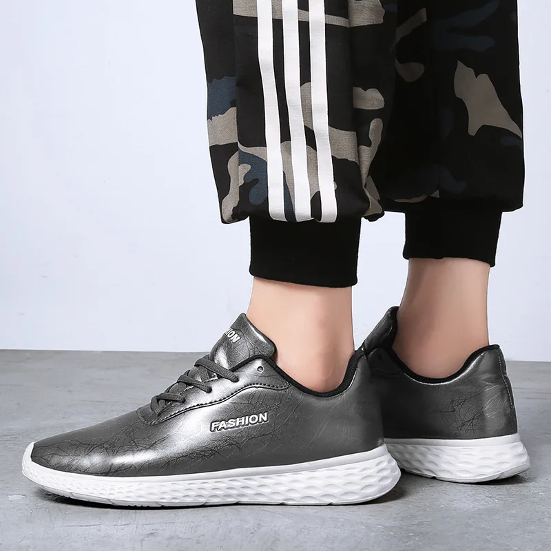 

Extra Large MEN'S SHOES 45 Autumn New Style Leather Waterproof 46 Extra-large No. 47 Anti-slip Casual 48 Youth Sports Shoe