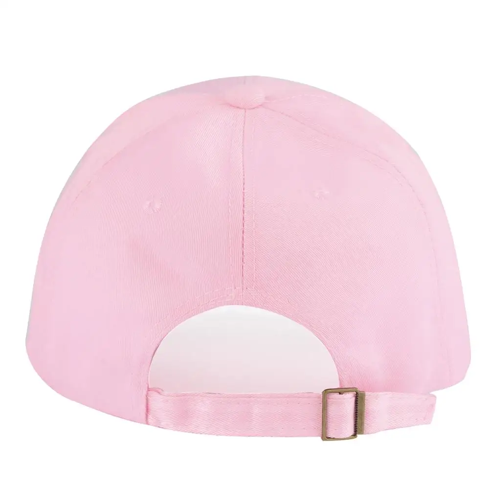 Милые кепки Snapback для девочек, розовые бейсболки с вышитым смайликом для женщин и девушек, регулируемые хлопковые спортивные солнцезащитные козырьки для гольфа