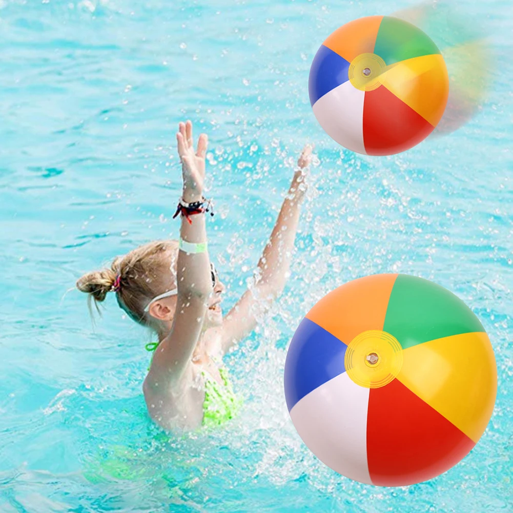 Красочные надувные плавающие прыгающие шары для пляжа и бассейна, вечерние Детские водяные игрушки, развивающие игрушки для детей, подарок