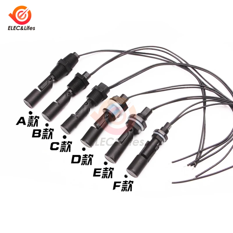 Horizontal Float Sensor Switch for Automatic Water Level Control in Tanks and Pools