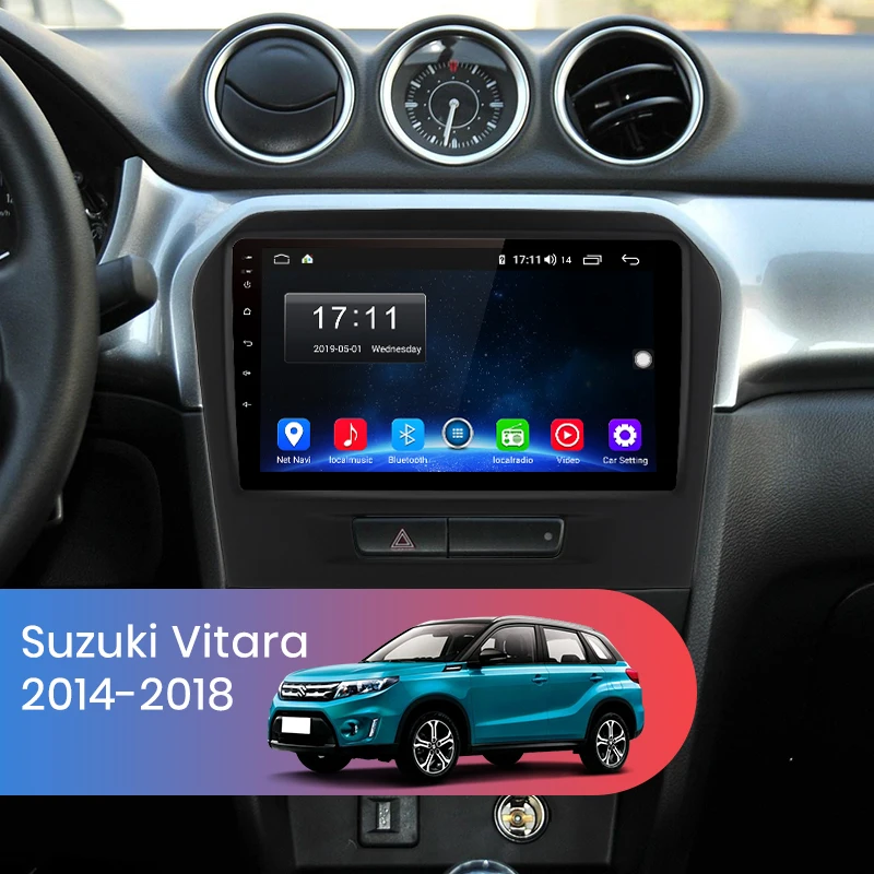 Junsun V1 Android 9,0 2G+ 3 2G DSP автомобильный Радио Мультимедиа Видео плеер для Suzuki vitara- навигация gps 2din Авторадио