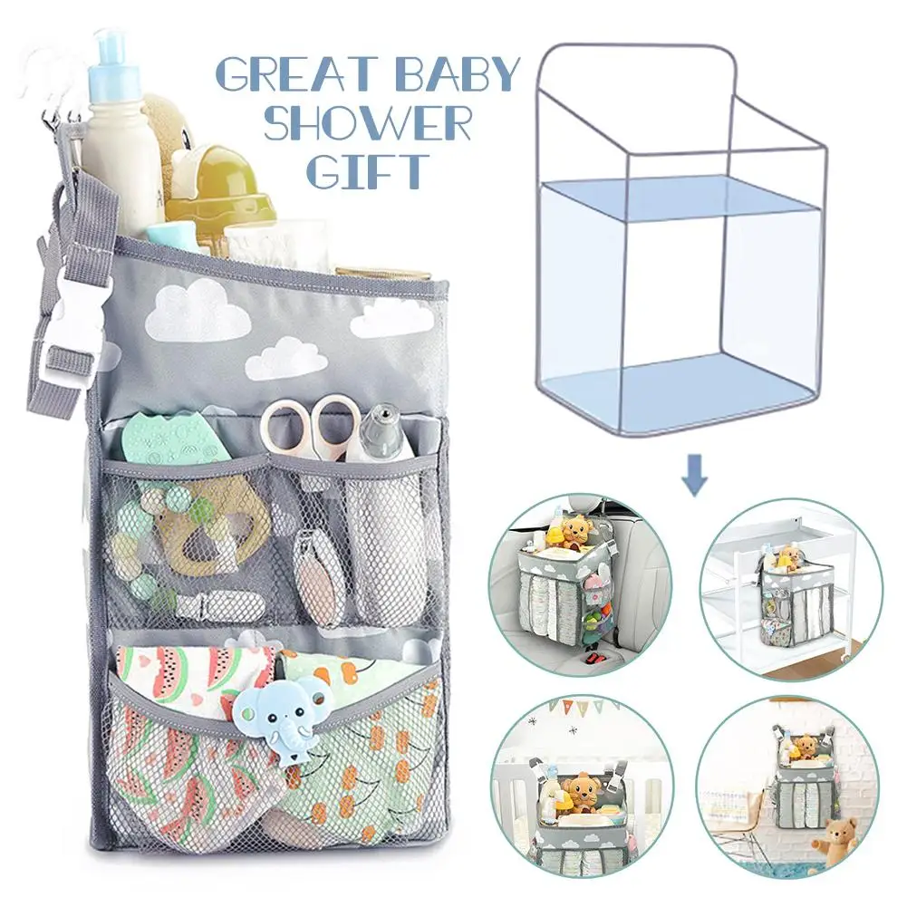 Детская коляска для новорожденных, детская кроватка, органайзер, подвесная сумка для кровати, висящая Пеленка, Caddy, пеленка для хранения, укладчик для смены, Настольная сумка