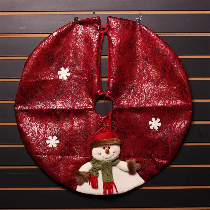 

Christmas Decor tree skirt 3D tree decor big size 120*120cm Suede Christams tree Skirts 60*60, 80*80, Santa Claus Snowman cotton