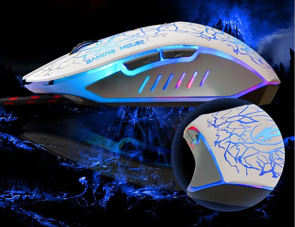 OMESHIN 2400 dpi 7D кнопка для ПК ноутбука светодиодный Проводная игровая мышь Эргономичный дизайн игровая мышь ПК ноутбук игра