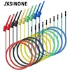 JXSINONE 10PC Dupont Male/Female to Test Hook Clips Silicone Jumper Wires Transistor Tester For Electrical Testing P1534 P1535 ► Photo 2/6