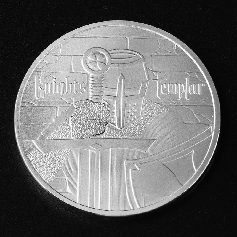 Средневековые Крестоносцы Памятная коллекция монет производителя "Gift Souvenir" Художественный металлический