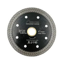 Disque de coupe en diamant pour granit, marbre, carrelage, céramique, lame de scie Turbo, 4/4.5/5/6/7/9 pouces, 1 pièce 