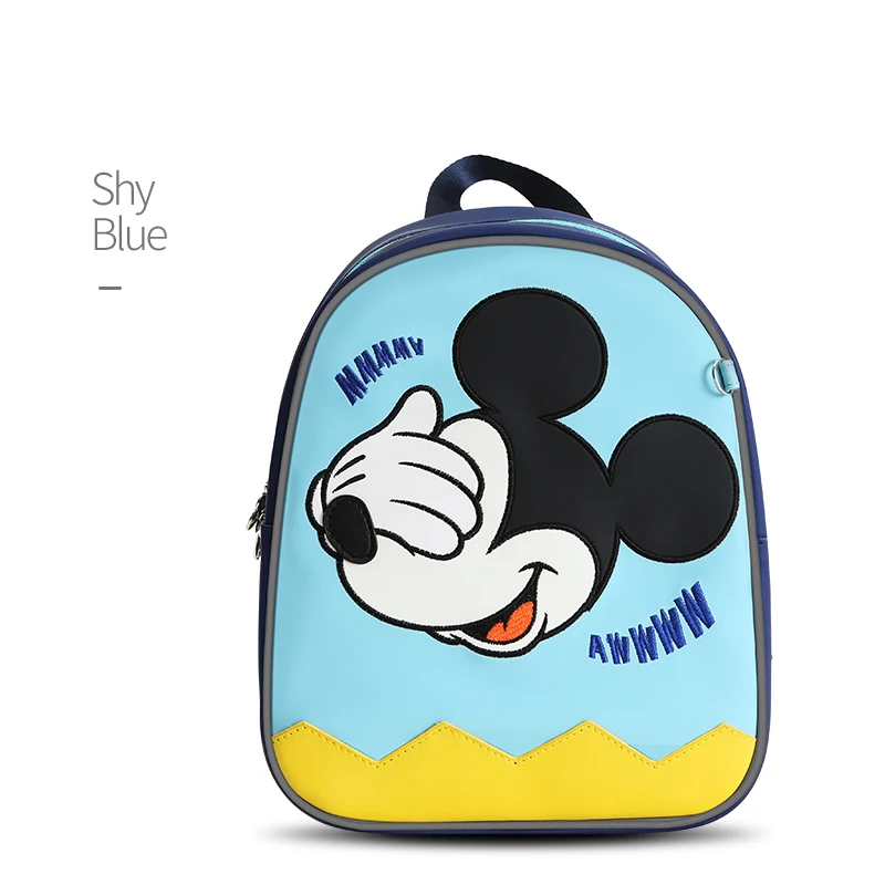 Детская школьная сумка disney с Микки Маусом, рюкзак с защитой от потери, для детей 1-3-6 лет, милая детская маленькая сумка на плечо с рисунком - Цвет: 1