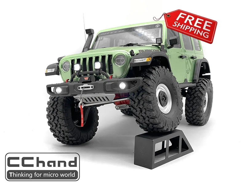 アキシャルscx10iiiジープルビコンrcカー玩具用cchandフロントバンパー