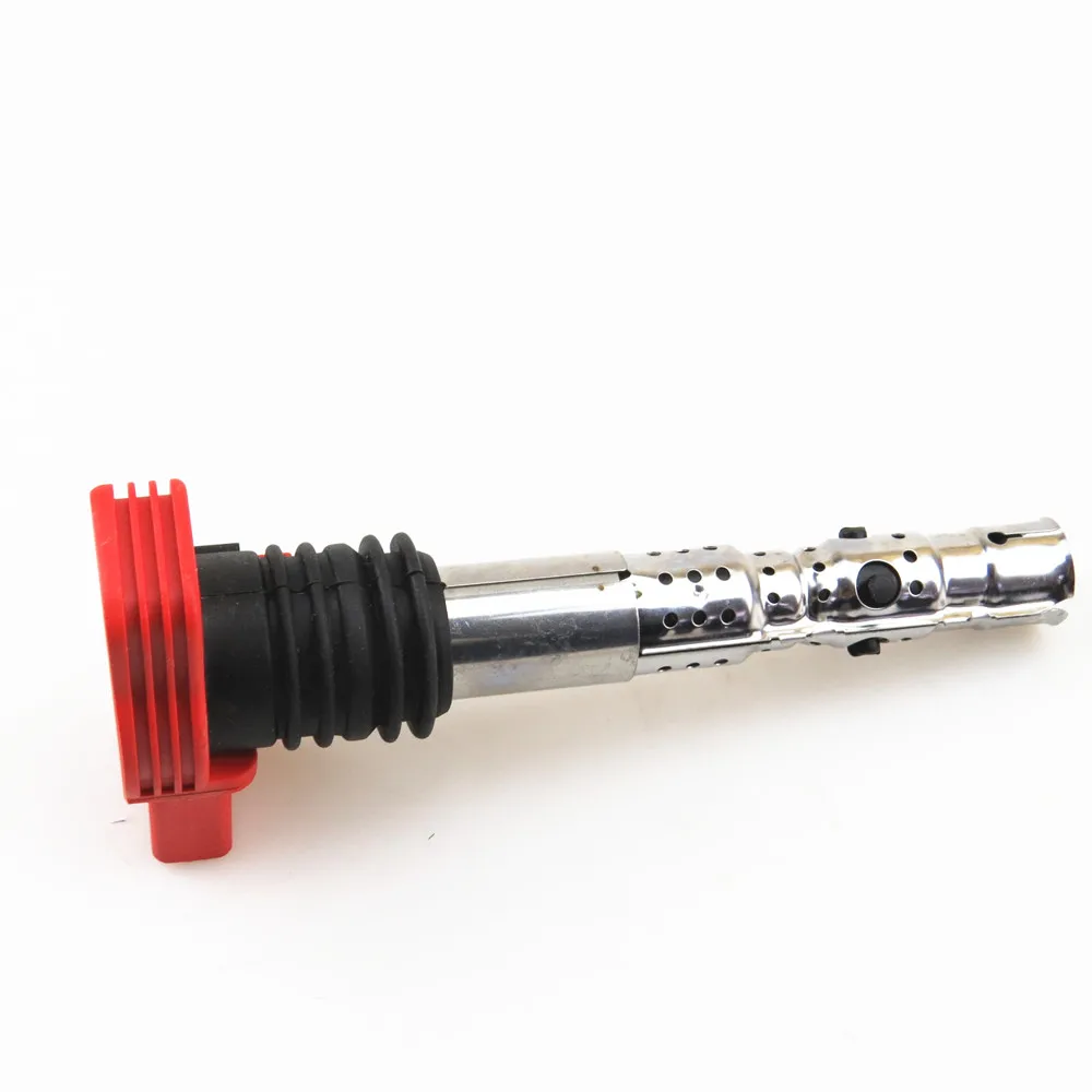 US $90.97 FHAWKEYEQ Qty 6 Engine Red Ignition Coil Nozzle Plug For A4 A6 A8 30 V6 06C 905 115 L 06C 905 115 06C905115L 06C 905 115 E