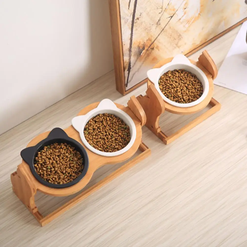 DishyKooker миска для кормления домашних животных с регулируемым по высоте держателем для кошек и собак