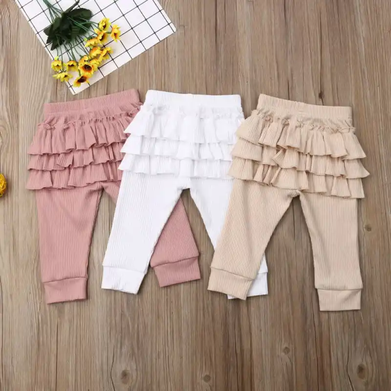 newborn ruffle leggings