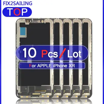 

10PCS High Quality Display For Apple iPhone XR LCD Touch Screen Sensor Panel For Apple iPhone XR LCD Replacement