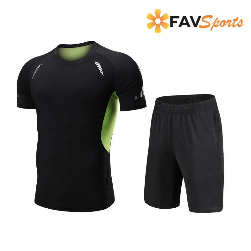 10 Styles Quality Compression Men's Sports Suits Quick Dry Running Sets Sports Joggers Training Gym Fitness Tracksuits S-4XL