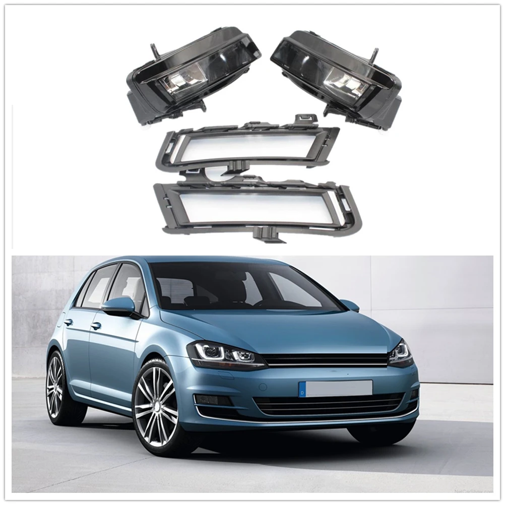 Nebelscheinwerfer Für VW Golf 7 - Klare Frontleuchten 2013-2017, Einfacher Einbau