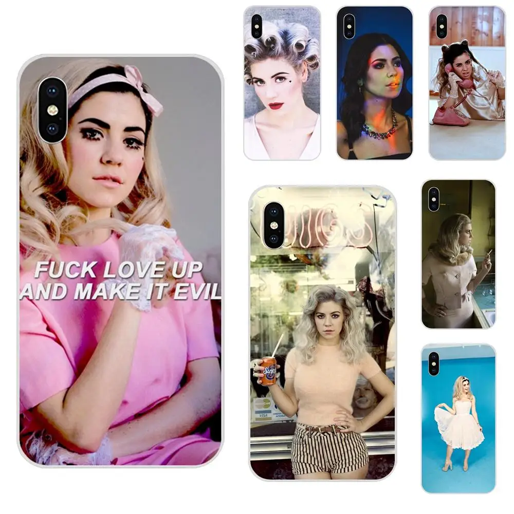 Мягкий хит продаж для Apple iPhone 4 4s 5 5C 5S SE 6 6S 7 8 Plus X XS Max XR Marina и бриллианты Herat