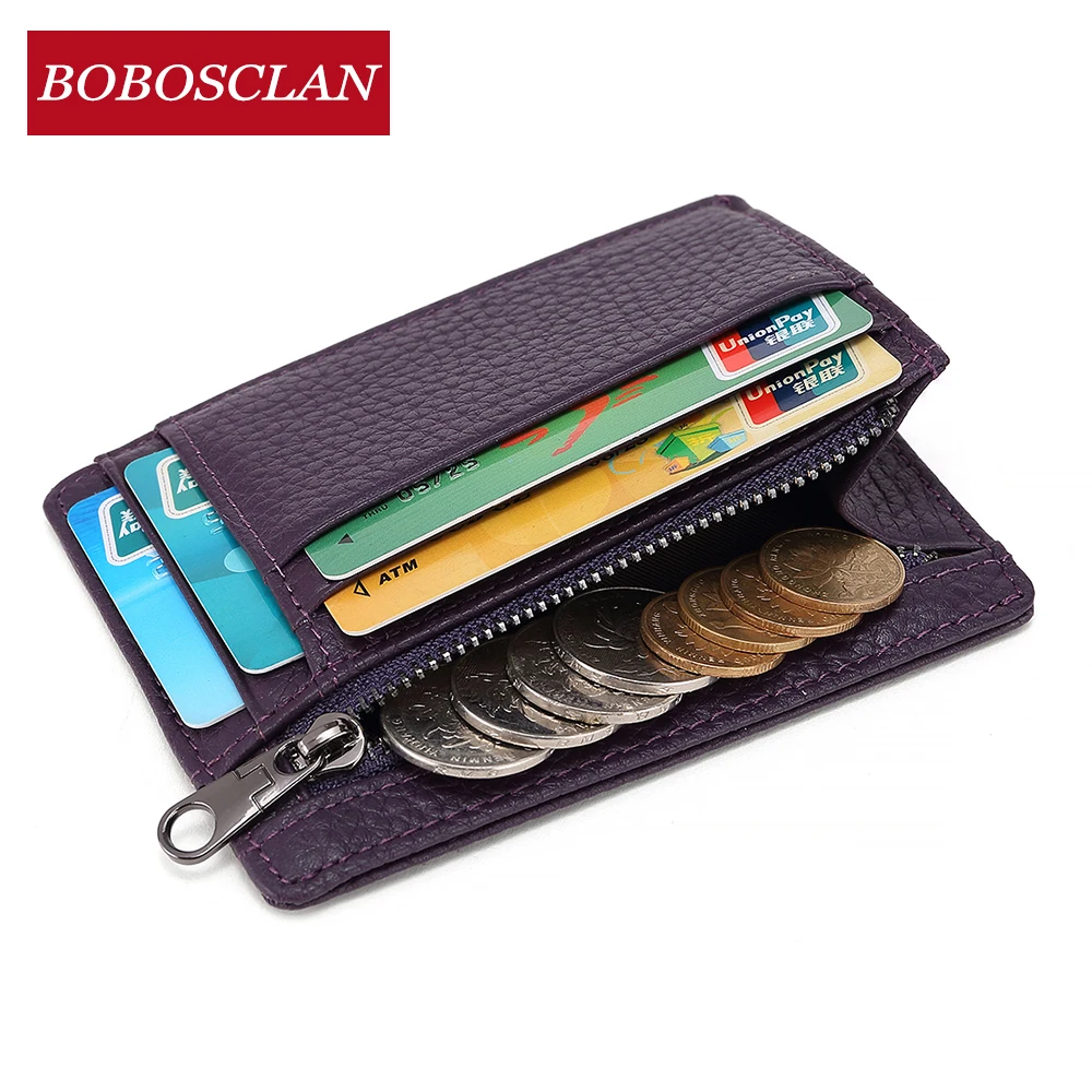 Женский кошелек BOBOSCLAN из натуральной кожи дамские бумажники с Rfid защитой