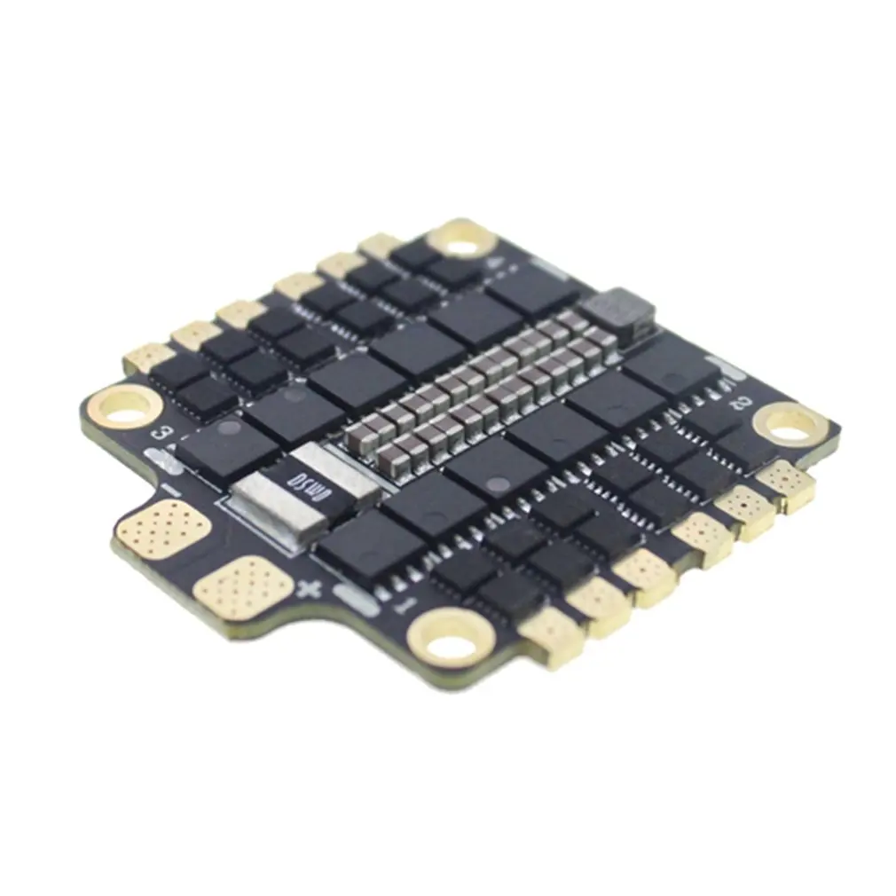 ESC 4-в-1 50A с диагональю экрана 3-6S BLHeli_32 5V 3A BEC Dshot1200 мини Размеры ESC для DIY небольшой гоночный Дрон с видом от первого лица с отводом тепла