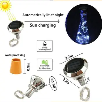 

Light LED Light Solar Light Cork Wine Bottle Christmas Super Bright