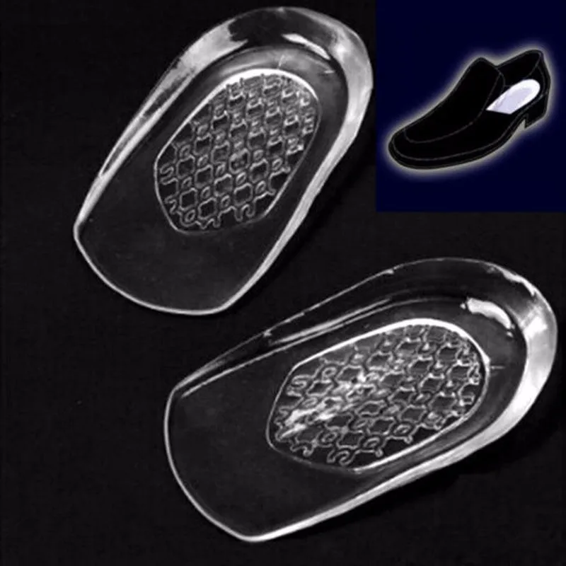 Silicon Gel Insoles Back Pad Heel Cup for Calcaneal Pain Feet Care Support shoe insoles heel cushion insole heel patch insole heel insoles heel cushion protector heel protector pads heel protector