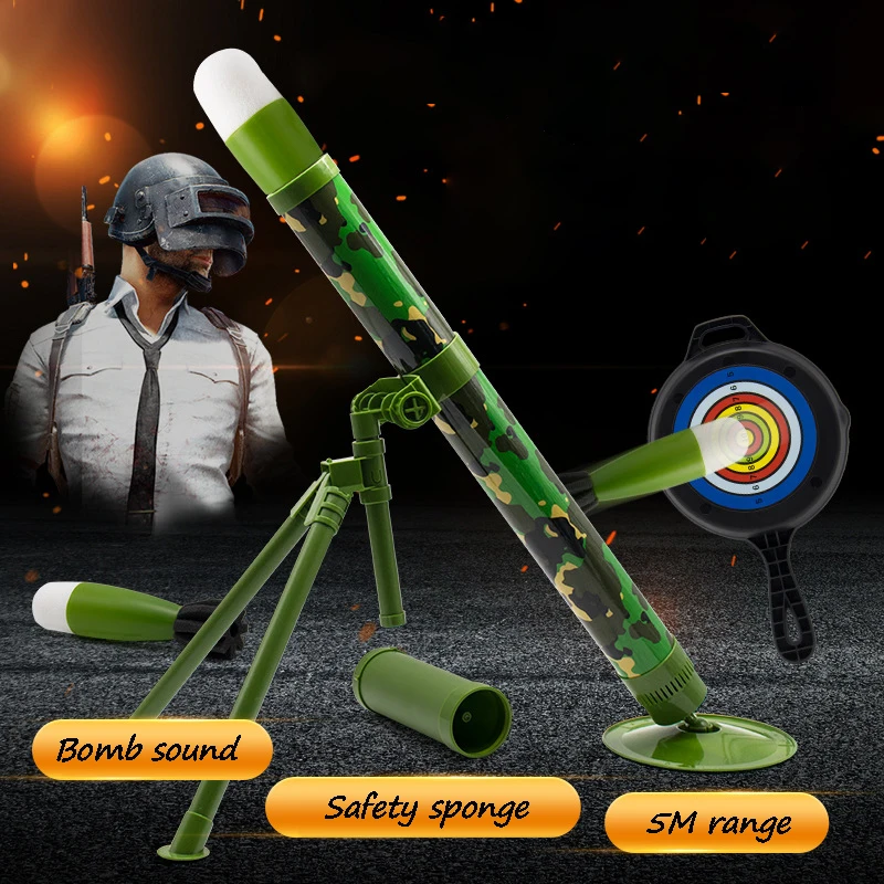 Джедайские минометные снаряды могут снарядить ракету минометное моделирование военного оружия игрушка «Ракета» модель оружия мальчик дети игрушка подарок пушки стрельба