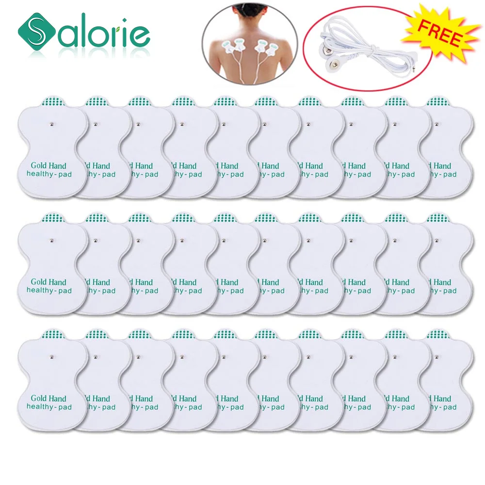 10 шт. сменные электродные подушечки для массажа шейного отдела|massage pad|electrode padselectrode pads for tens |