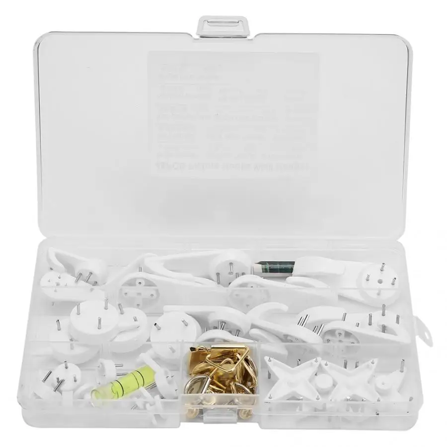 picture frame hanger 48pcs Without Mark Picture Hooks Wall Hanger Hook Screw Suit for Big Photos Frame wall nail
