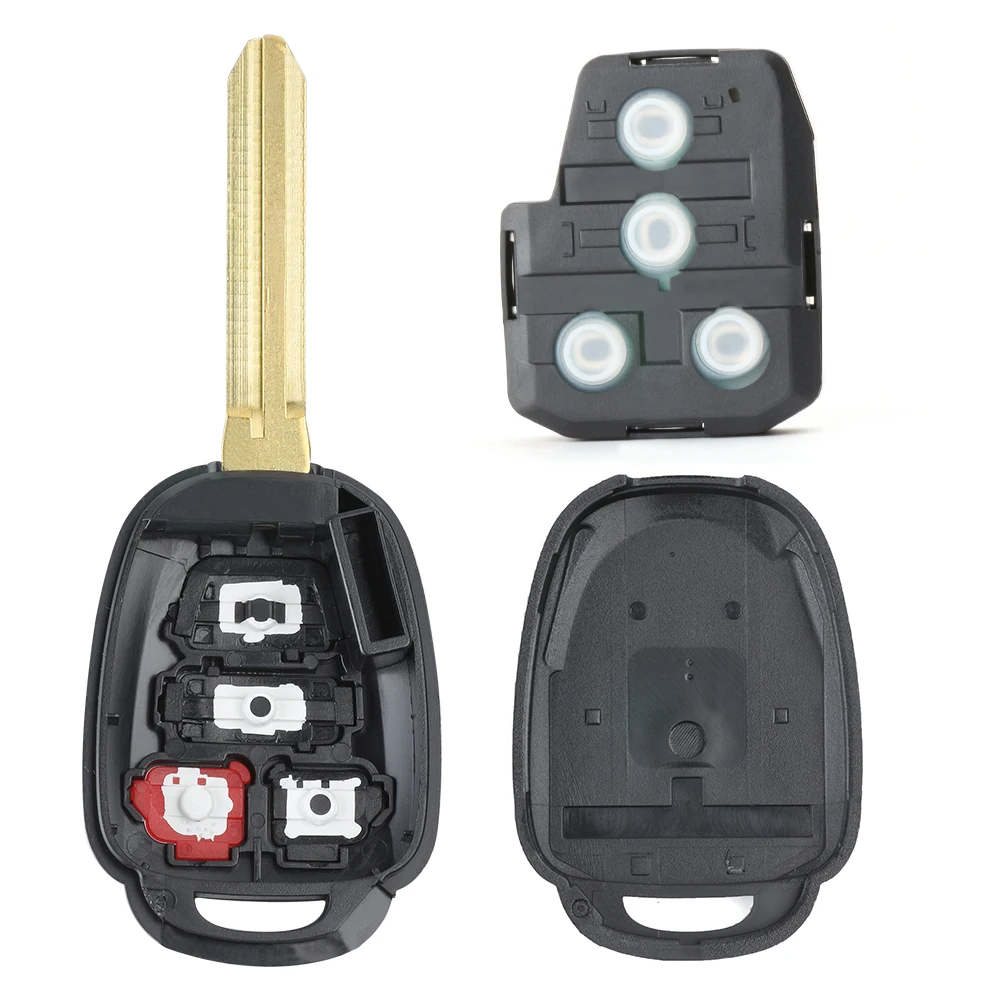 KEYECU Remote Car Key Fob 4B for Toyota Camry Corolla H Chip FCC: HYQ12BEL