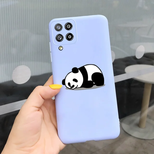For Samsung Galaxy A22 4G Case A225F Soft Silicone Cute Panda Cartoon Cover  For Samsung A22 A 22 5G A226B Phone Cases Funda Capa