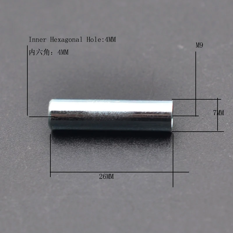 2PCS Bass Guitar Truss Rod Buckle Connect Adjust Cap Connector Internal thread 5mm Outer Diameter 7mm Guitar Parts guitar accessories
