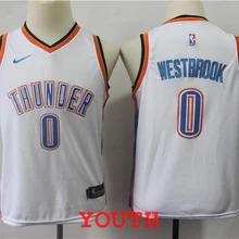 Youth kids arrvail высокое качество Oklahoma City Рассел Вестбрук Тандер Джерси