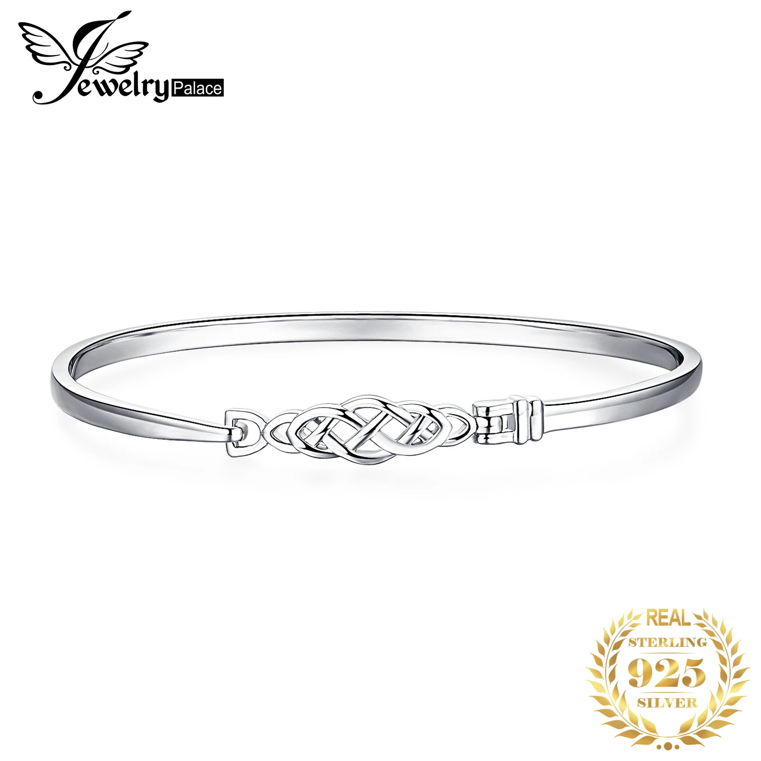 JPalace Корона кельтский узел браслет 925 пробы Серебряный браслет браслеты для женщин серебро 925 ювелирных изделий Органайзер