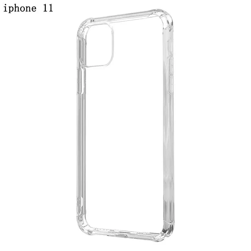 Противоударный тонкий прозрачный чехол для iPhone 11 pro max 11pro из ТПУ для карт памяти - Цвет: For iphone 11