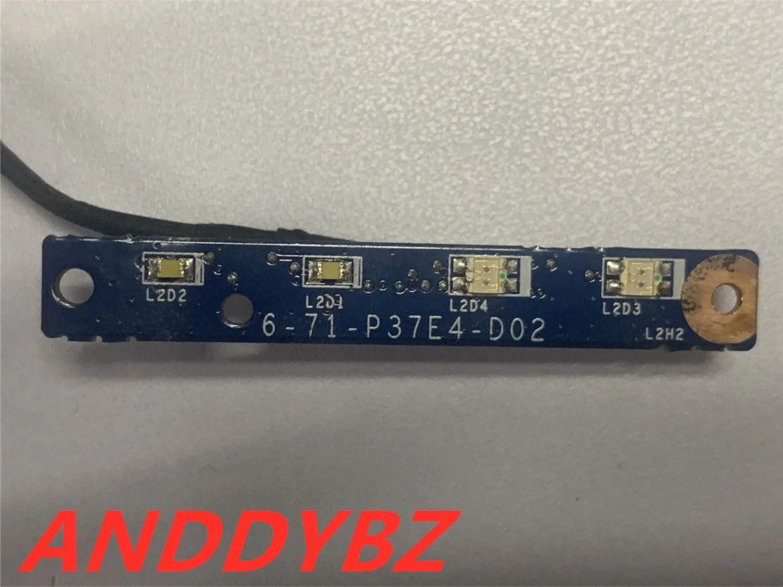 

Original FOR for Sager Clevo P370EM LED Front Board with Cable 6-71-P37E4-D02 100% TESED OK
