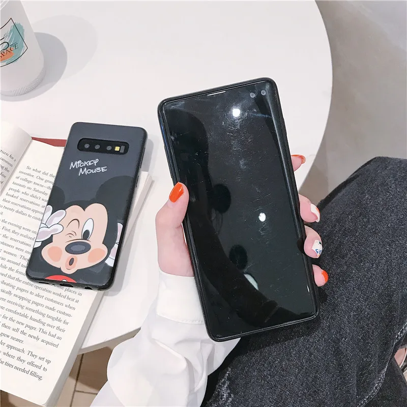 DCHZIUAN чехол для телефона с Микки и Минни для samsung Galaxy S10 Plus S8 S9 Plus Note 8 Note 9 чехол с милым рисунком задняя крышка Coque