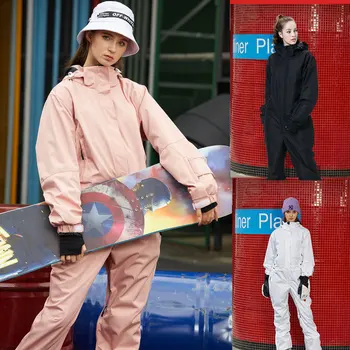 

2020 New Ski Suit Women Jumpsuit Snowboard Jacket Winter Outerwear High Quality Warm Ski Jacket Waterproof Snow Snowboard Jacket