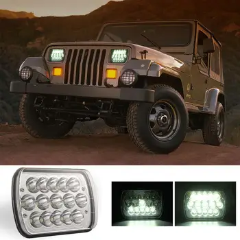 

LED Car Headlight Die-cast Aluminum Casing 150w Square 7inches (5x7)LED Headlamp Suv Truck Working Lights Car Accessories