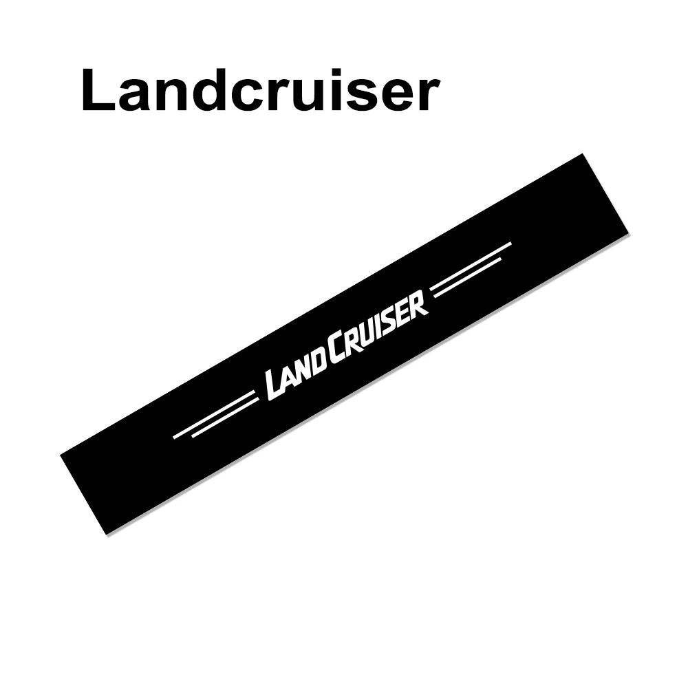 Наклейка на лобовое стекло автомобиля s для Toyota Camry Landcruiser Highlander CHR RAV4 Prado Auris Avensis Yaris Светоотражающая наклейка - Название цвета: For Landcruiser