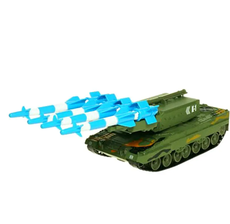 Cadeve 1: 40 ПВО танк с ракетами модель уровнем выбросов ракета Laucher военная модель из сплава эмулировать игрушка