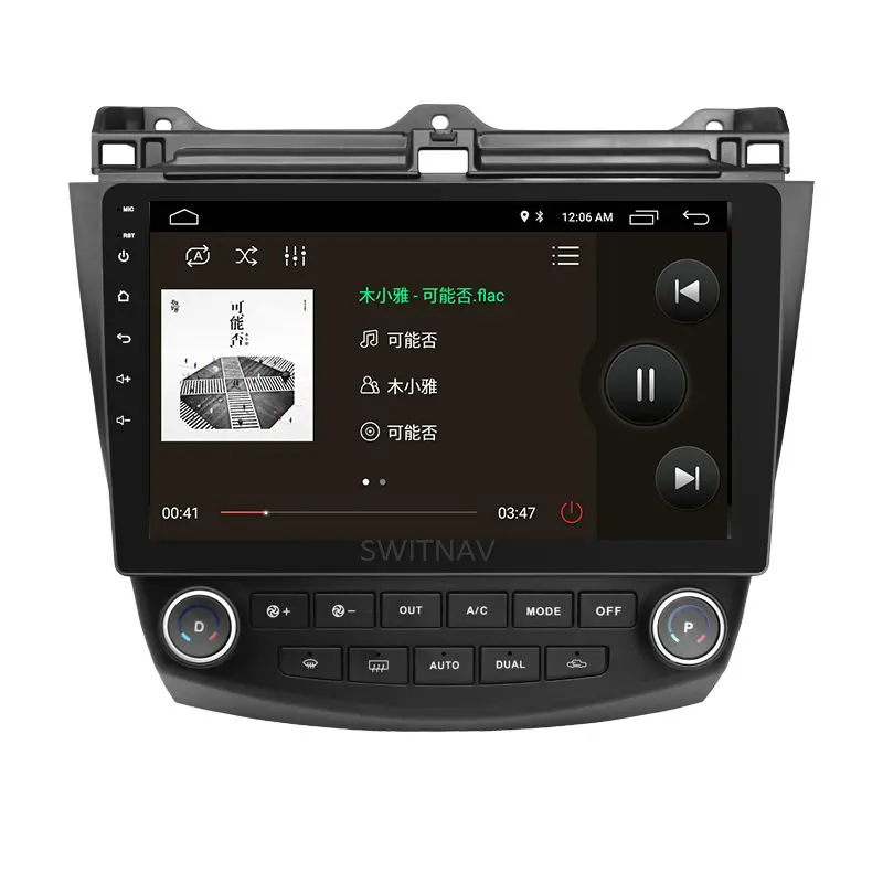 Cheap SWITNAV Big Screen Android 9.0 CAR DVD Player For HONDA ACCORD 7 car multimedia support DVR DAB OBD car audio gps 16