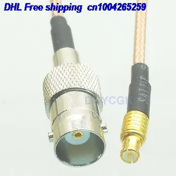 

DHL 50pcs BNC female jack to MCX male plug straight RG316 Jumper pigtail 12" cable 22j